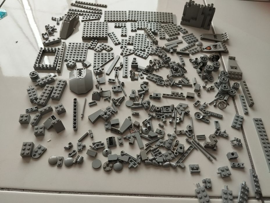 LEGO peças original cor cinza claro