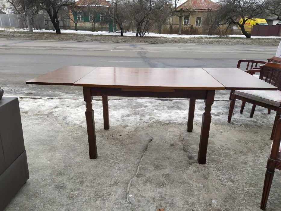 Стол обеденный раскладной деревянный прямоугольный (050107) Германии