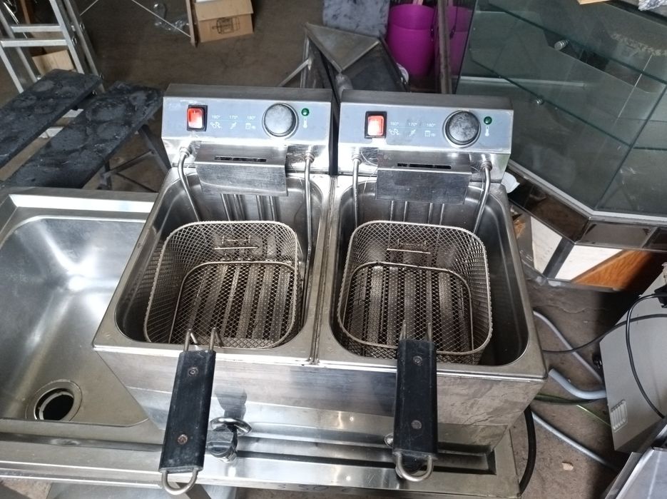 Fritadeira dupla trifásica
