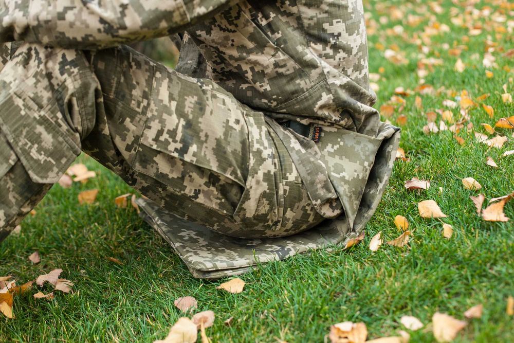 Сідушка польова тактична ПОДВІЙНА, Каремат, ММ14, multicam, ЗСУ, ВСУ