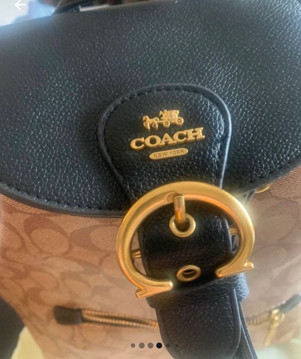 Mochila Coach castanha
