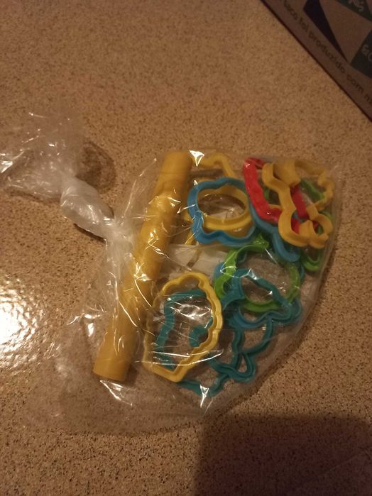 Brinquedos Vários autocolantes, moldes plasticina