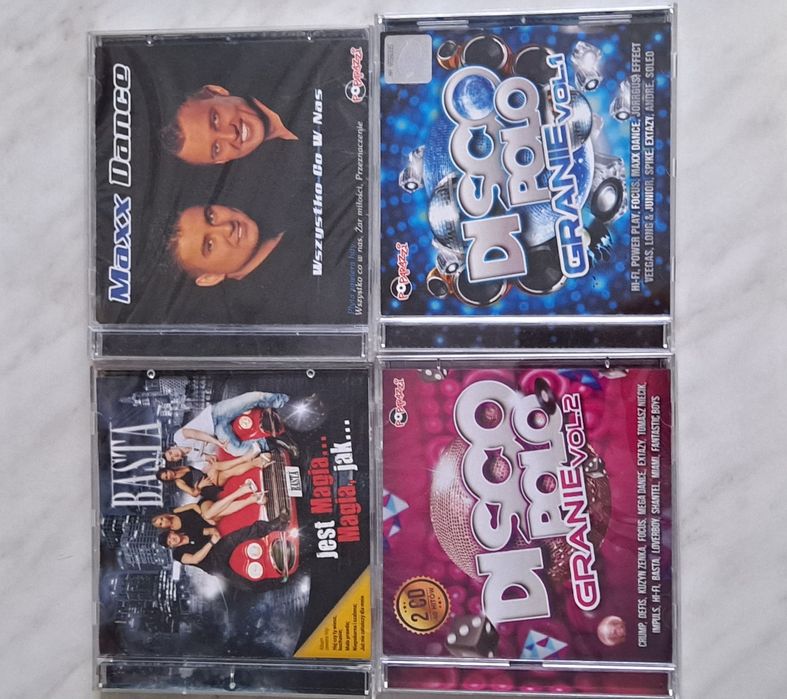 Disco Polo CD we folii i bez folii 16 sztuk