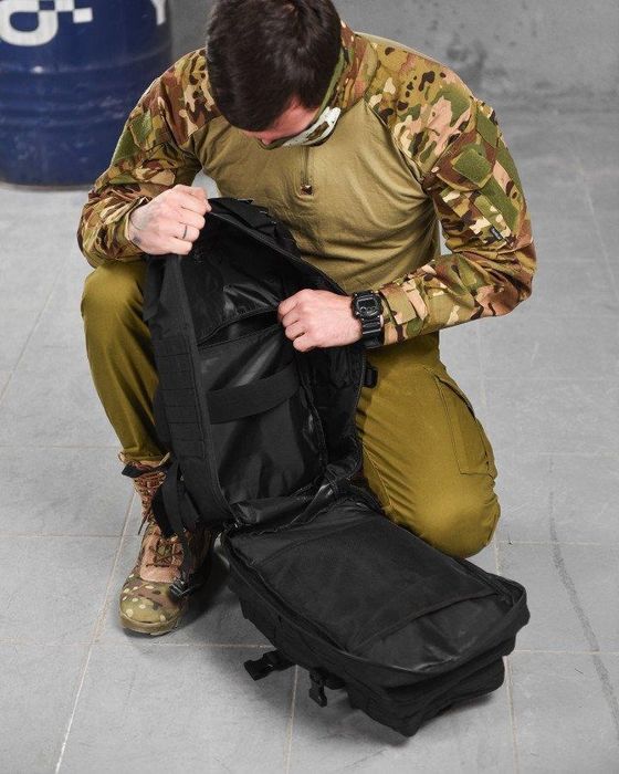 Рюкзак тактический 50л MOLLE чёрный  / зелёный/ хаки M-Tac