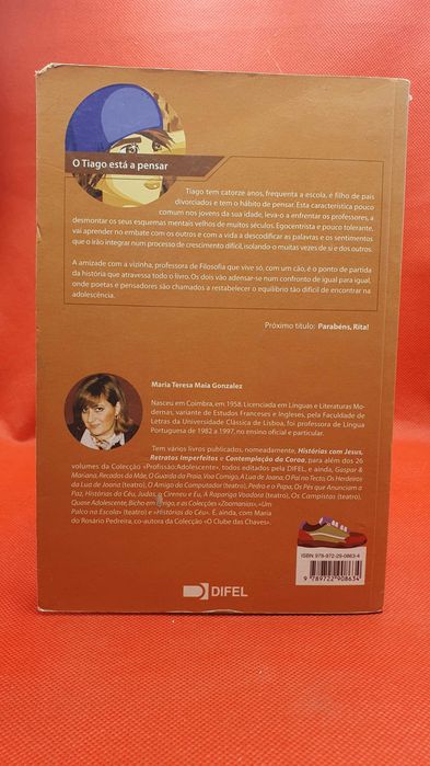 Livro - REF PA4 - Maria Teresa Maia Gonzalez - O Tiago Está a Pensar