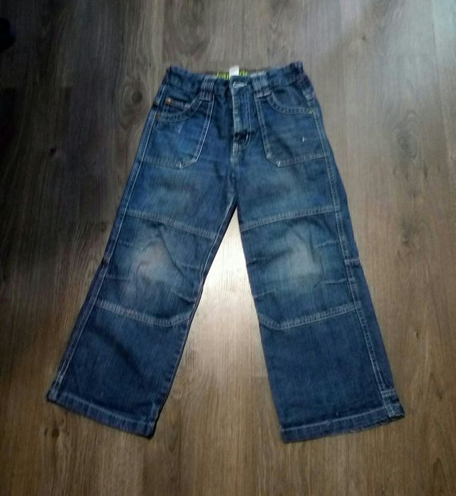 Джинсовые шорты летние бриджи на мальчика 6-7 лет