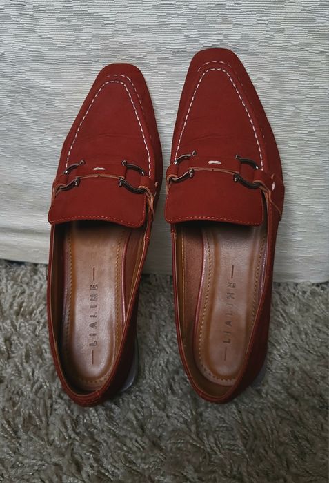 Mocassins pele, made in Brasil -Lialine