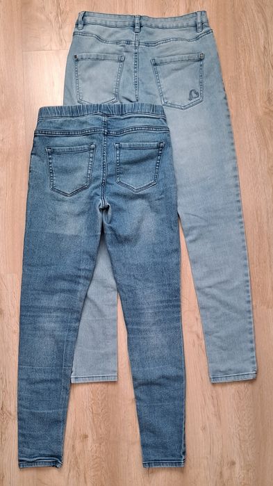 Spodnie jeansowe,jegginsy damskie 36
