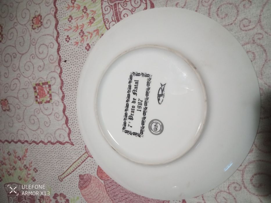 Prato de coleção de natal