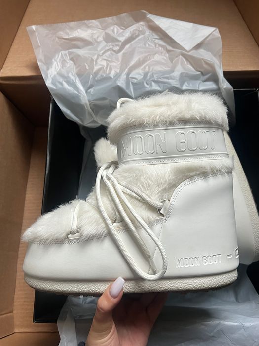 Moon boot faux fur