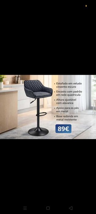 Bancos de Bar.2 unidades. 199€. Oportunidades