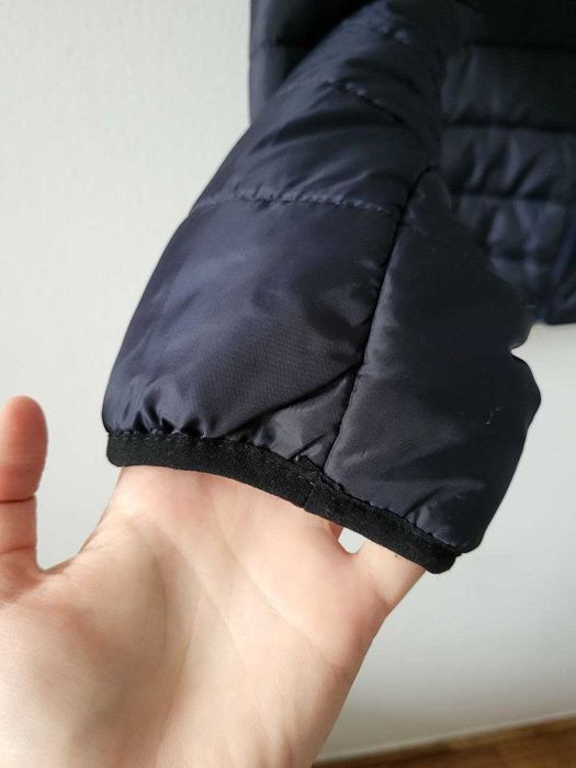 Kurtka pikowana damska przejściowa granatowa Stradivarius