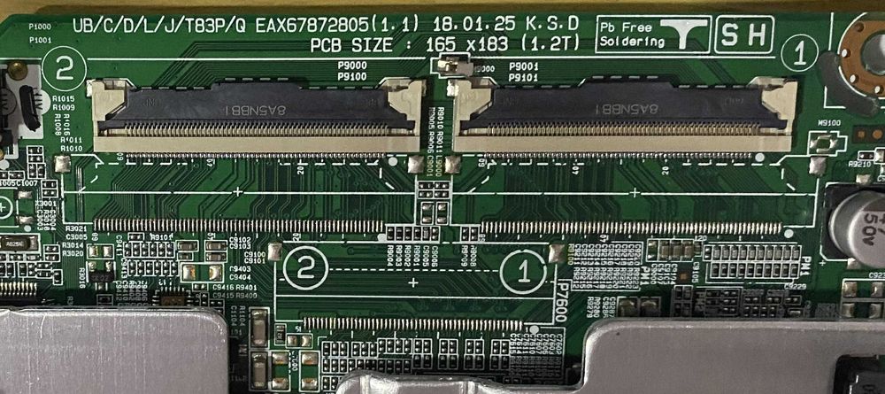 Peças TV LG 43UK6950PLB EAX67865.101 EAX67872.805 Testadas