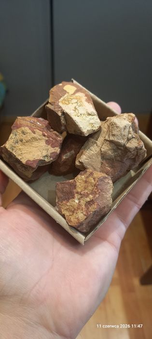 Minerały zestaw pseudojaspisu
