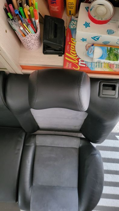Kanapa  Seat Leon 1m skóra alcantara super stan