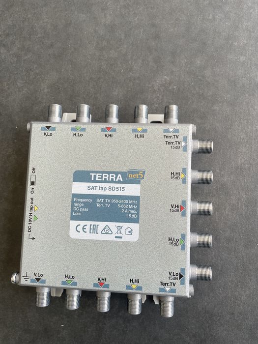 TERRA SD515 SAT Tap 15 dB – odgałęźnik RTV/SAT – NOWY