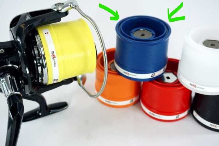 2 Bobinas MV Spools Daiwa Crosscast Surf 45 SCW QD – Type 4
