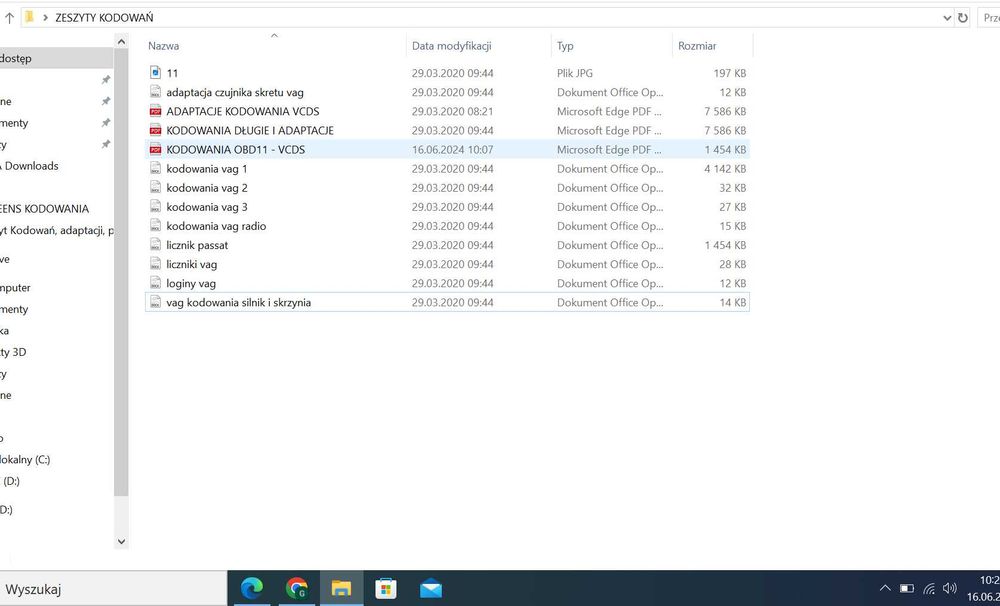 ZESZYT KODOWAŃ VCDS VW Audi Skoda Seat Grupa VAG Obd11 Vcp Adaptacje