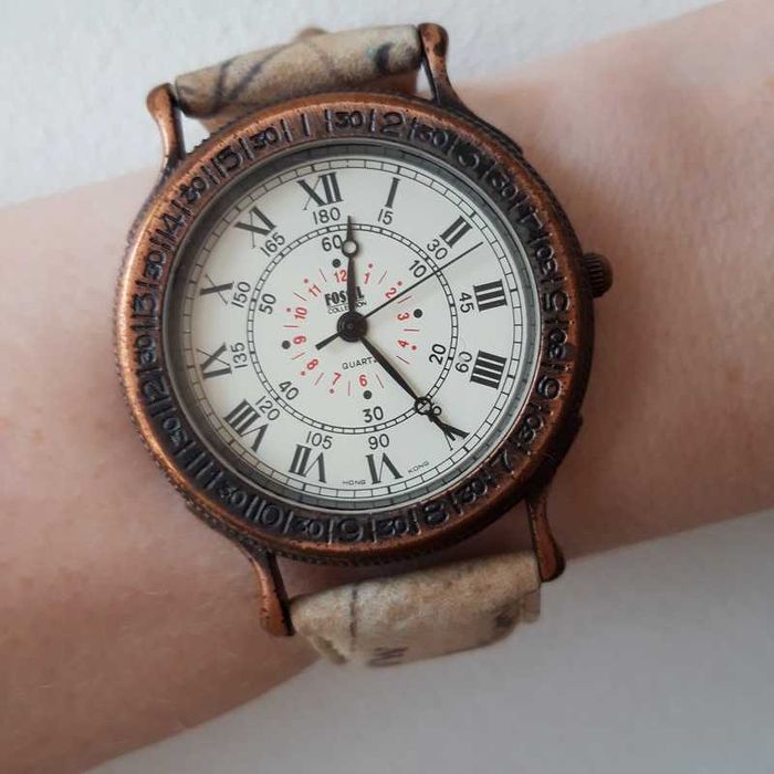 Fossil Zegarek retro vintage