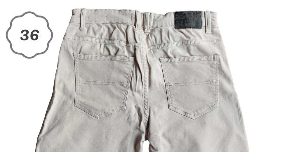 Calças Bege Bershka 36 (Homem)