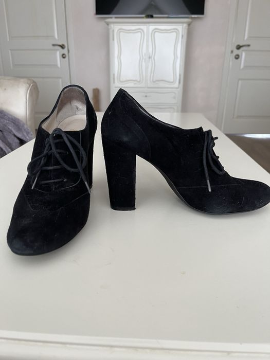 Туфли женские Черные замшевые
