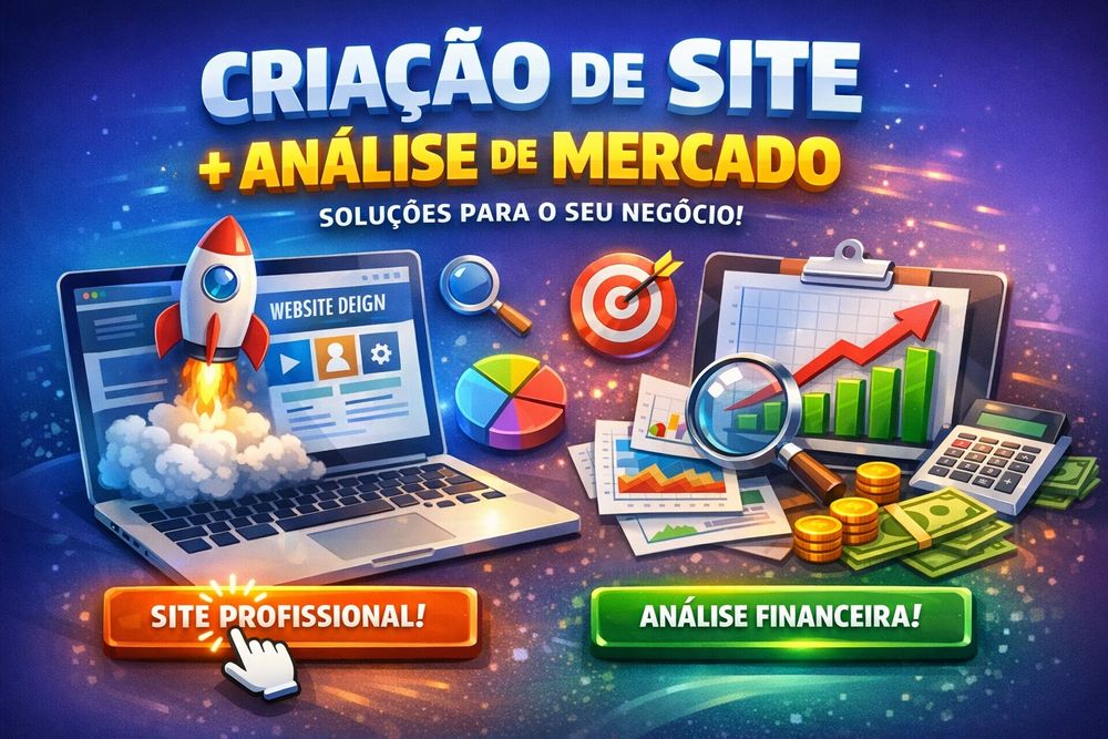 Criar site ou estudo mercado/financeiro