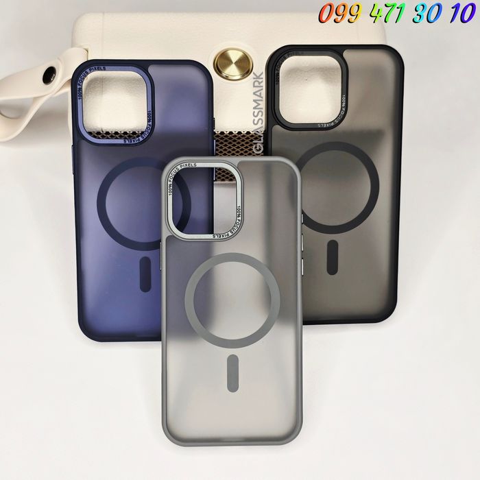 Чехол матовый iPhone 16 Pro Max 15 Pro Max MagSafe чохол айфон