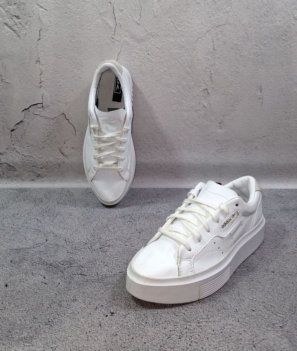 Кроссовки Adidas Sleek Super W кожаные спортивные женские Stan Smith