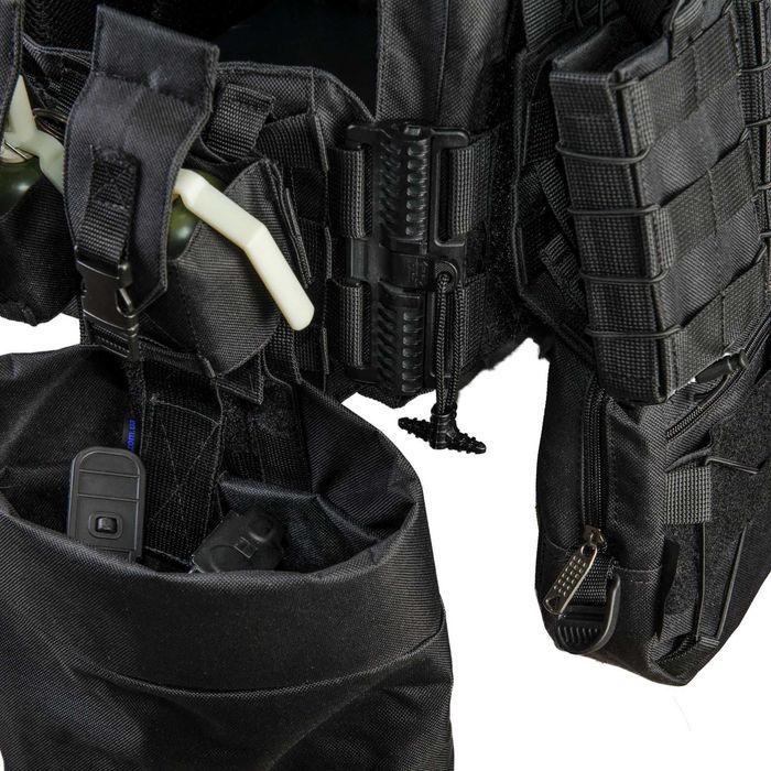 Плитоноска Warmor Gen.3 Max чорна в максимальній комплектації