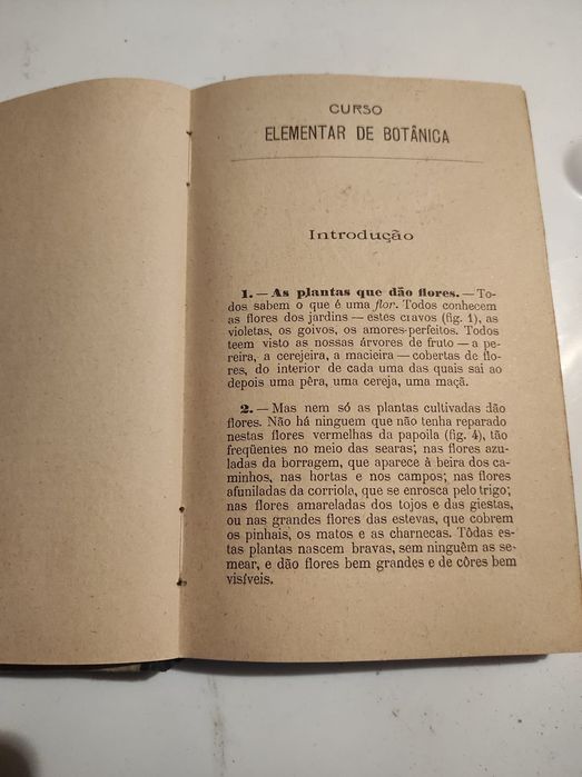 Livro botânica coleção