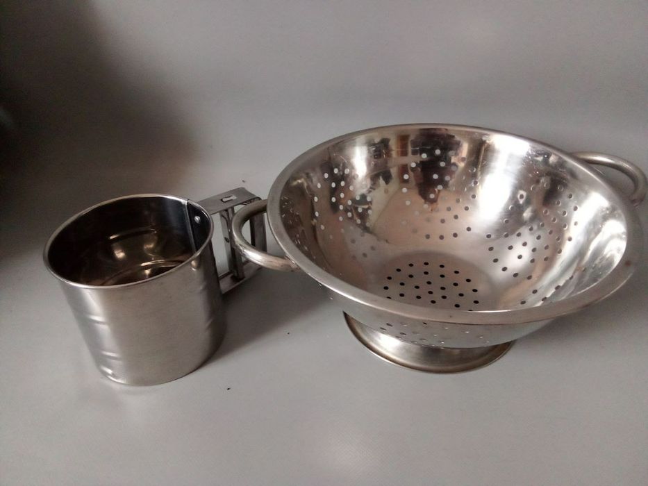 Сковородка сковорода Большая 5 литров,Друшлаг сито для муки Новые