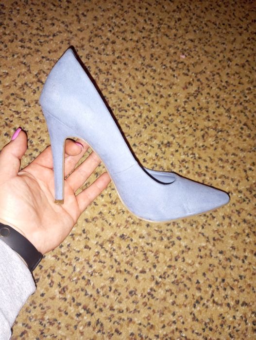 Лодочки замшеві  38