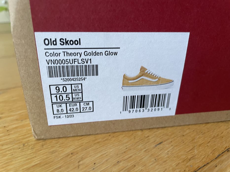 Vans Old Skool Color Theory Golden Glow 42