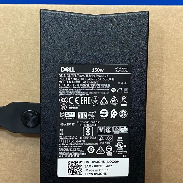 Dell Charger LA130PM121 (NEW) – 130W – 6.7A64283927083521122