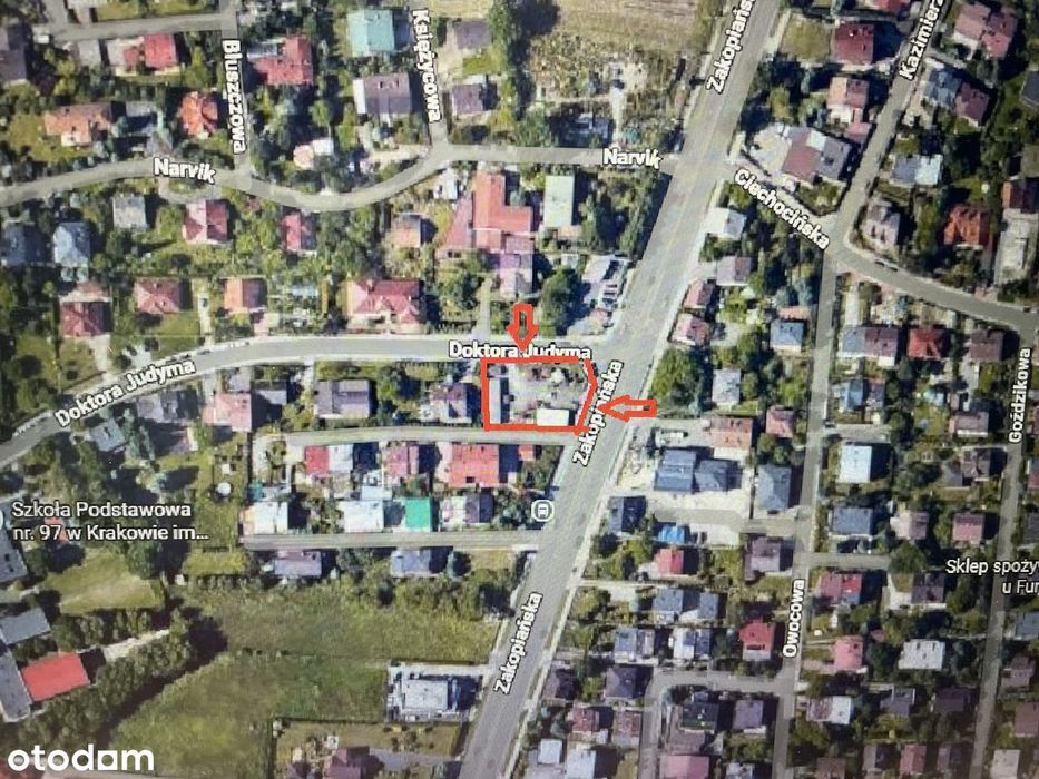 Teren komercyjny 1000 m² Zakopiańska Kraków 2 wjazdy idealny pod komis