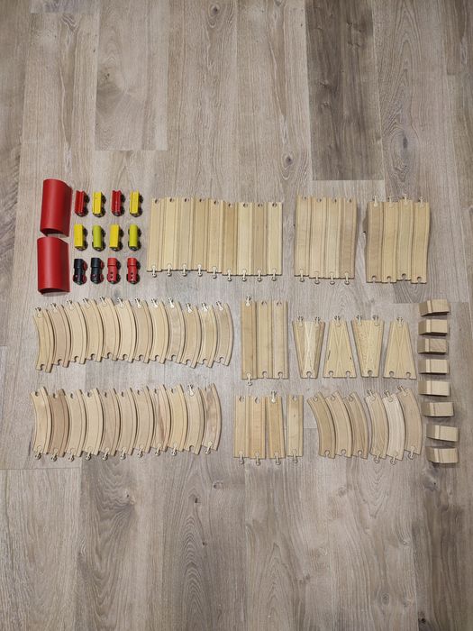 Tory drewniane pociąg Ikea lillabo