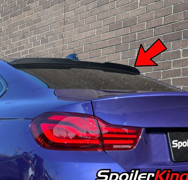 Козырек на стекло бленда спойлер BMW F36 козырек накладка на стекло