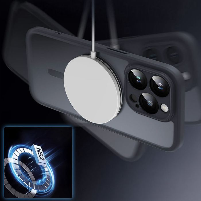 Full Matte Mag Cover do Samsung Galaxy S25 Ultra czarny