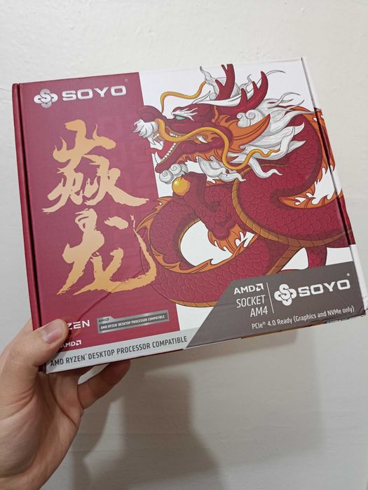 Новий комплект Soyo B450 + Ryzen 5 5500 + 16GB DDR4 3200MHZ CL18