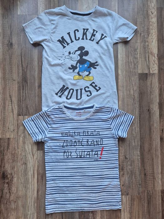 Endo, Reserved - 2 t-shirty r. 128 ( 7-8 lat)