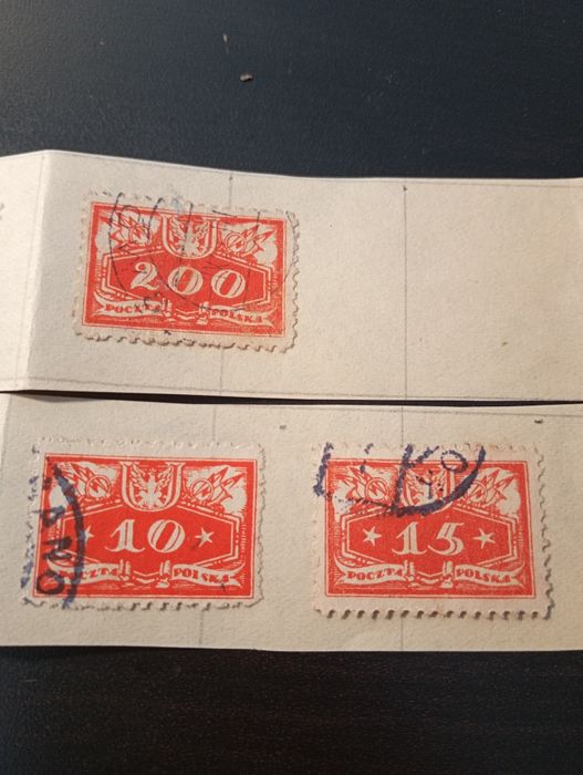 7 selos oficial 1920 - Polonia -  Poczta Polska - 	Polonia