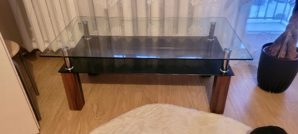 Stolik szklany  110×60×45