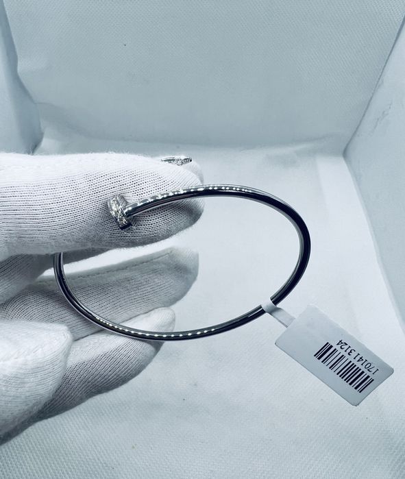 Золотой браслет Cartier Juste un Clou small. Белое золото 750 проба.
