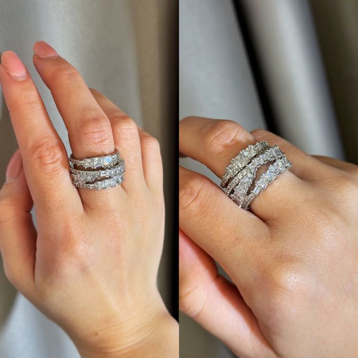 Каблучка/ кільце Swarovski (18)