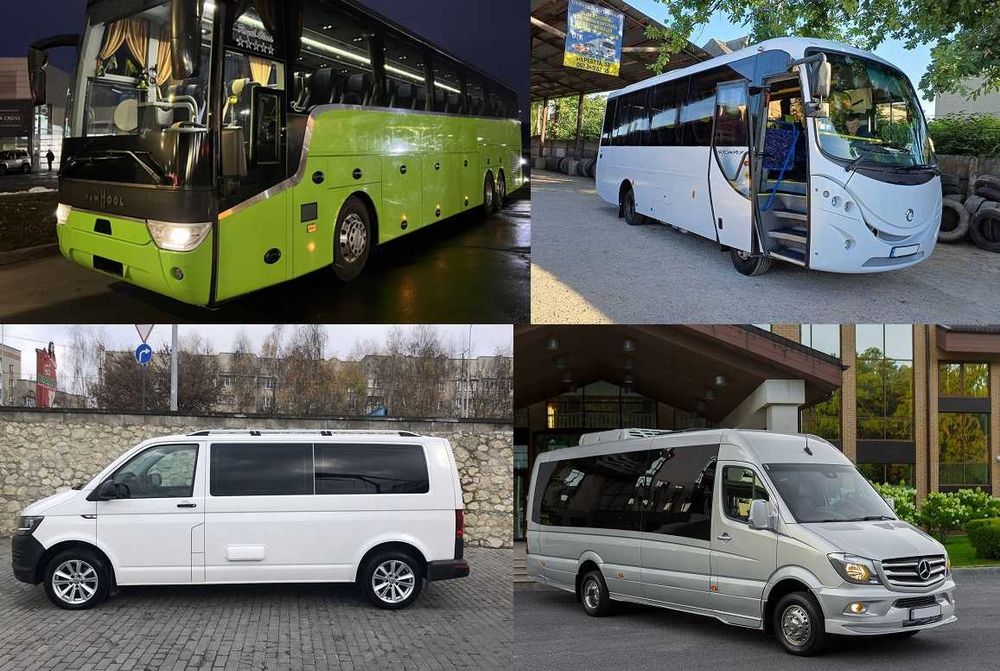 Пасажирські перевезення Рівне. Оренда автобуса мікроавтобуса перевозки