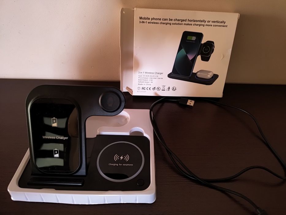 Ładowarka indukcyjna 3w1