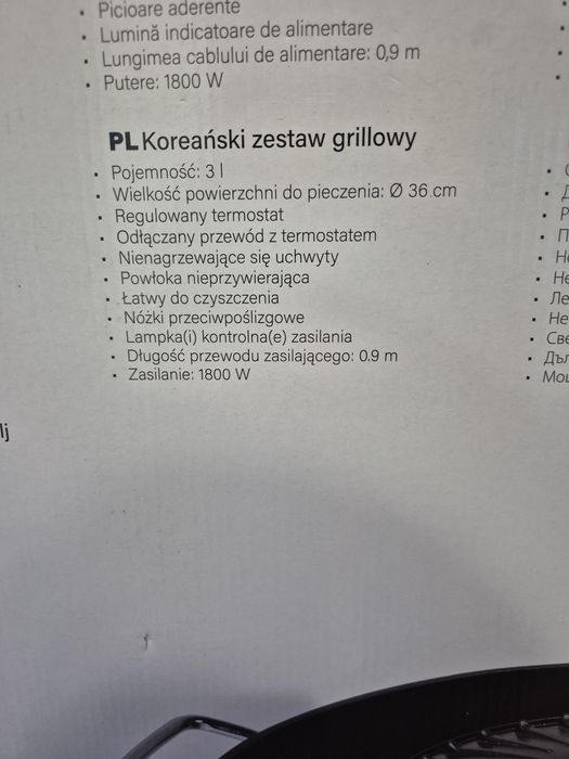 Koreański zestaw grillowy