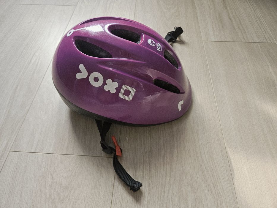 Kask rowerowy dziecięcy BTWIN KID, Decathlon, 52-56 cm
