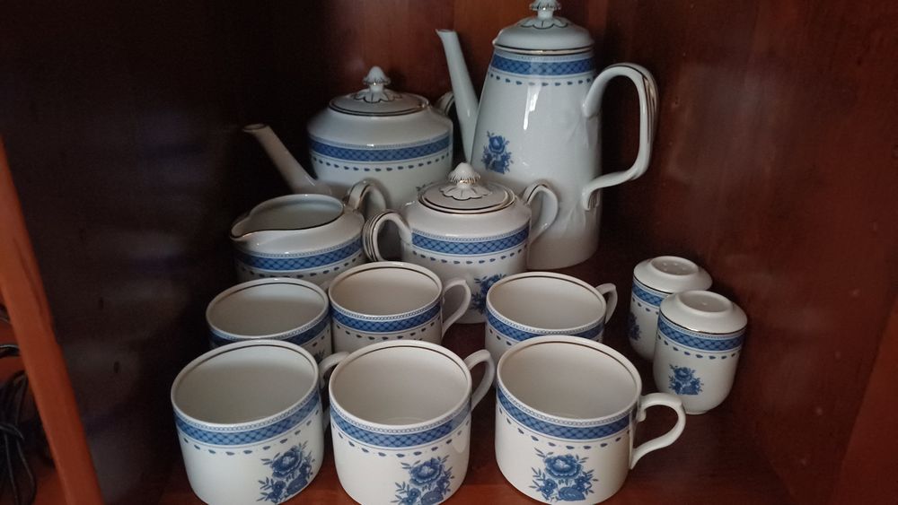 Serviço de chá e Serviço café Vista Alegre