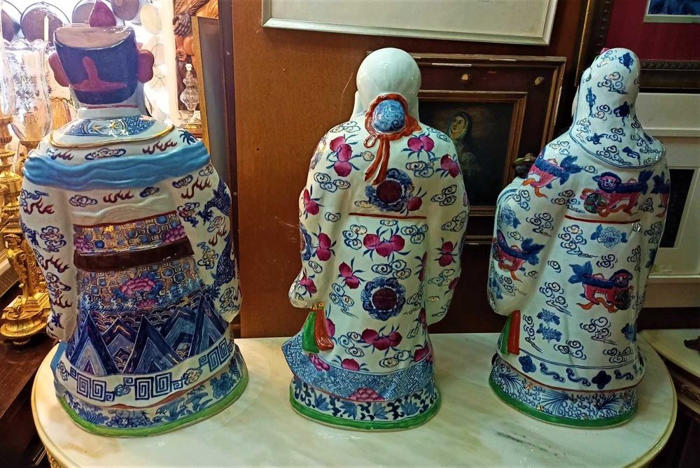 Divindades Chinesas Cerâmica